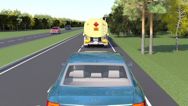 Як найбезпечніше їхати, якщо на дорозі розсипане каміння?