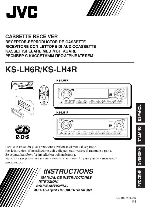 JVC KS-LH4R. Інструкція з експлуатації