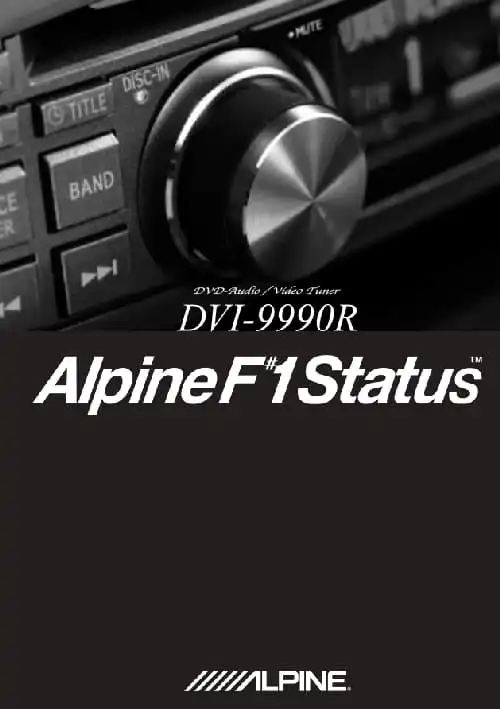 Alpine DVI-9990R. Інструкція з експлуатації