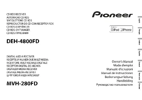 Pioneer DEH-4800FD. Інструкція з експлуатації