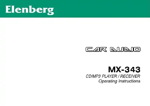 Elenberg MX-343. Інструкція з експлуатації