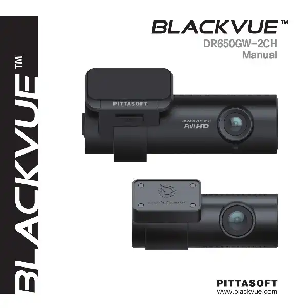 Відеореєстратор Blackvue DR650GW-2CH. Інструкція з експлуатації