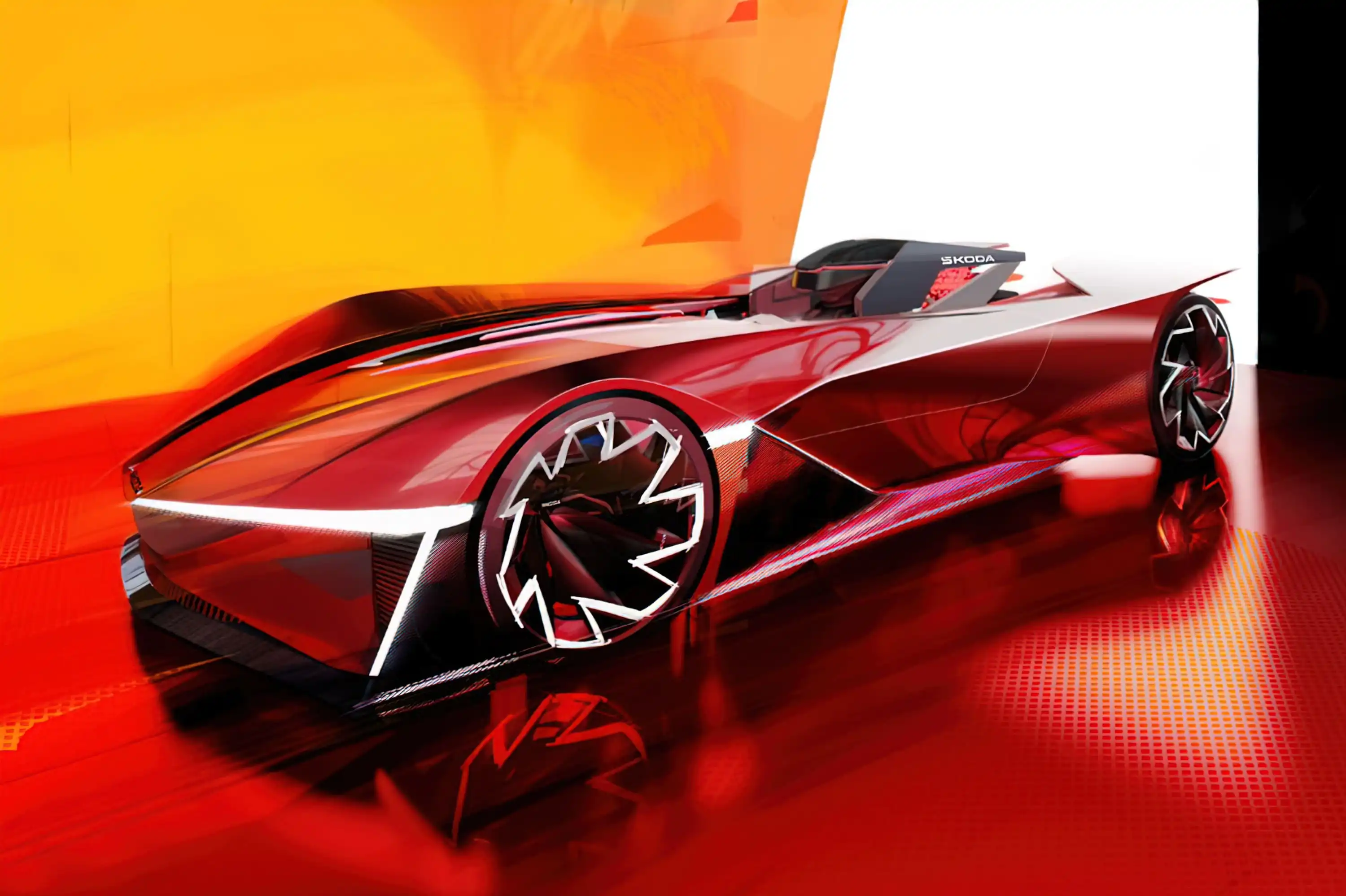 Дань поваги спорткару з минулого століття: Skoda показала гоночний автомобіль Vision GT