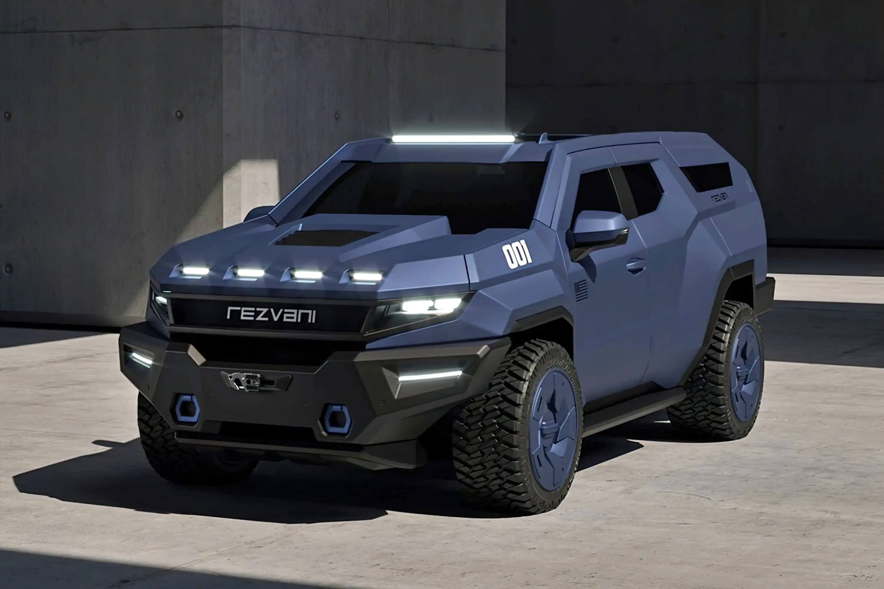 Rezvani Vengeance: брутальний позашляховик у армійському стилі на базі Cadillac Escalade