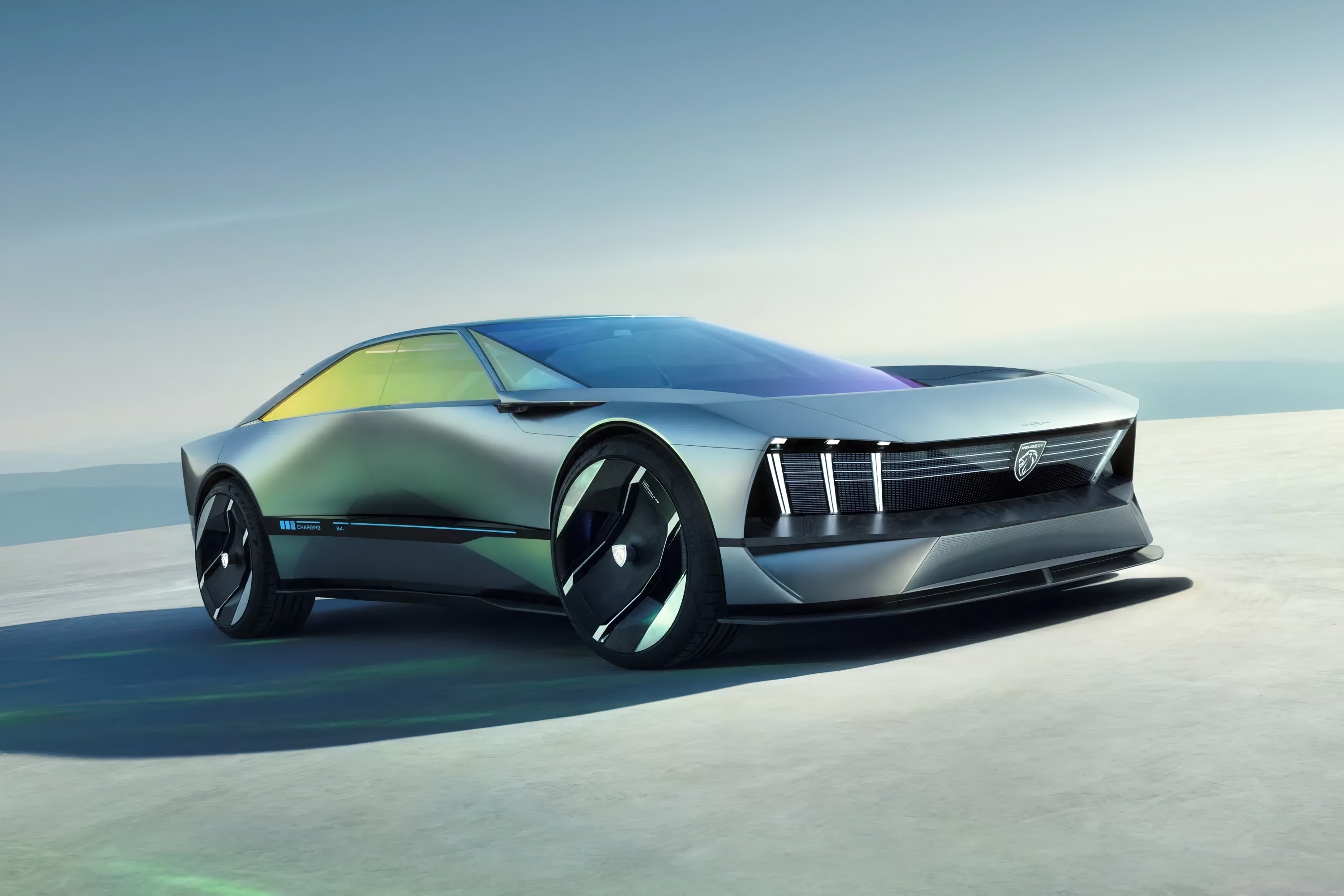 Peugeot Inception: кермо з проводів, естетика диско-клубу, 680 кінских сил та 3 секунди до «сотні»