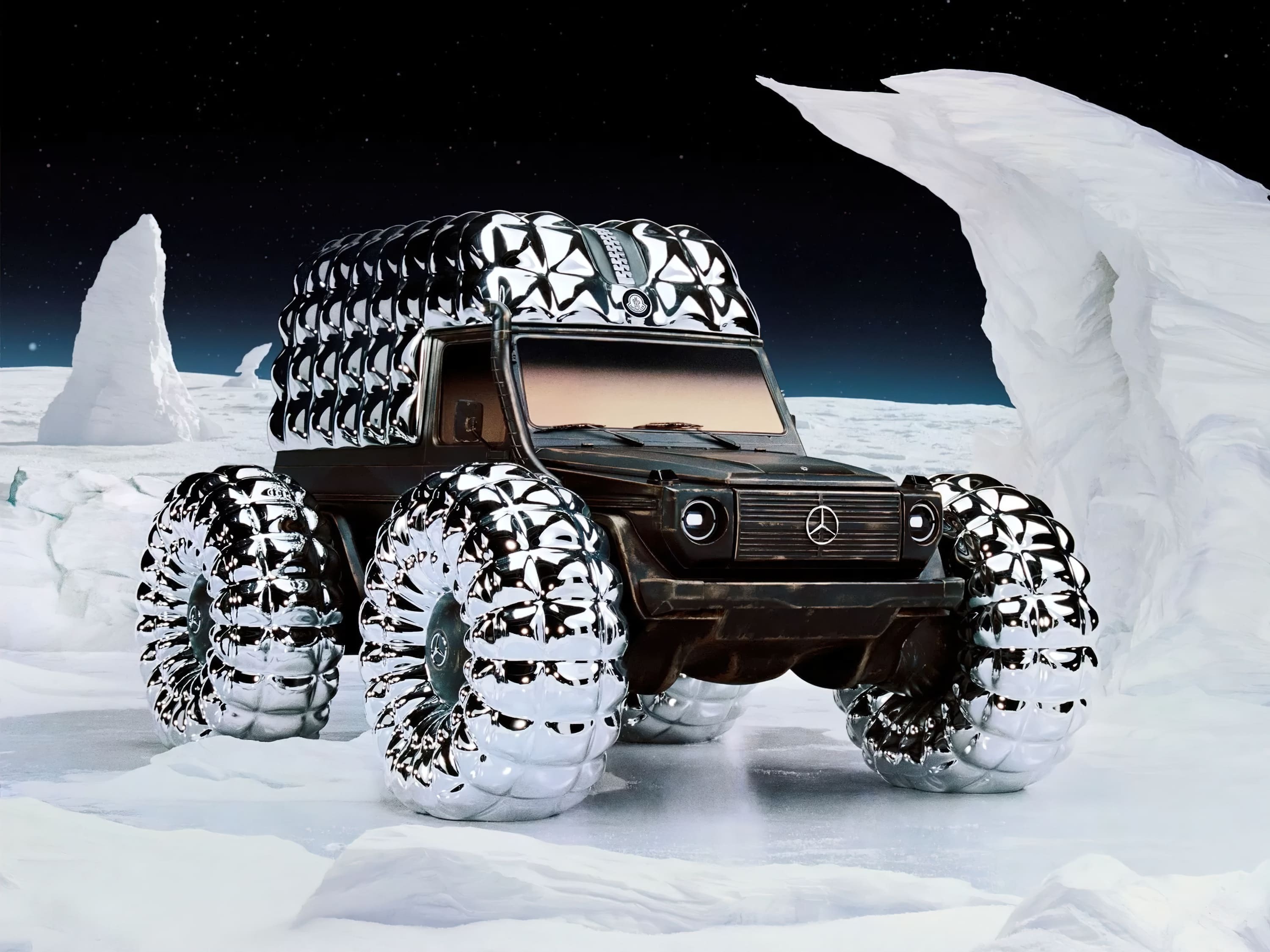 «Гелік» у пуховику: чергова модна колаборація Mercedes-Benz