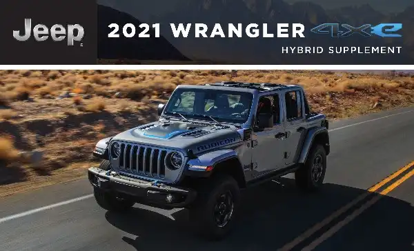 Jeep Wrangler 4Xe 2021 MY. Owner's Manual