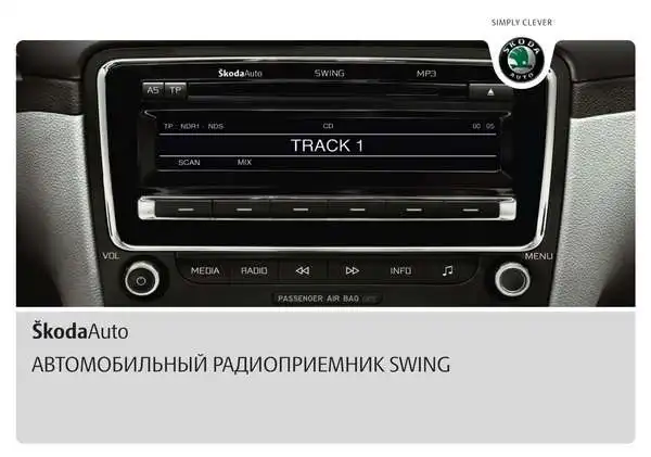 Skoda Yeti 2009 року. Керівництво з експлуатації Audiосистеми Swing