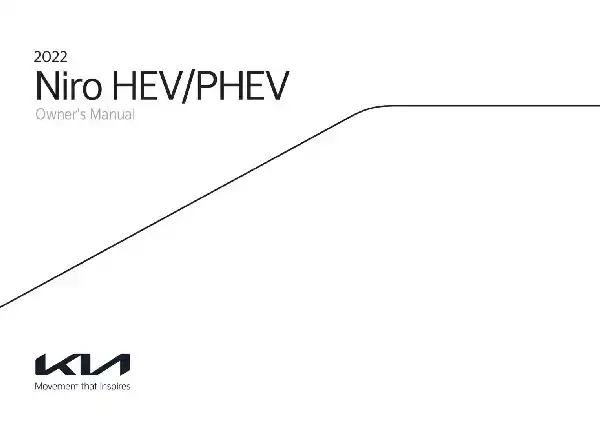 KIA Niro PHEV 2022 MY. Owner&#39;s Manual