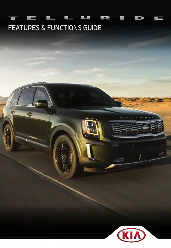 KIA Telluride 2021 MY. Features and Functions Guide