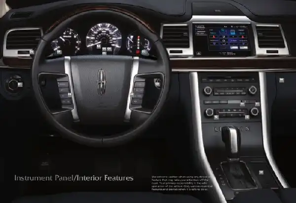 Lincoln MKS 2010 MY. Quick Reference Guide