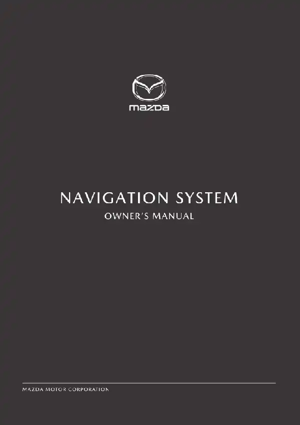 Mazda CX-5 2021 MY. Navigation Manual