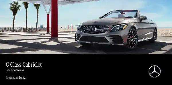 Mercedes-бенз C-Class Cabriolet 2019 MY. Quick Start Guide