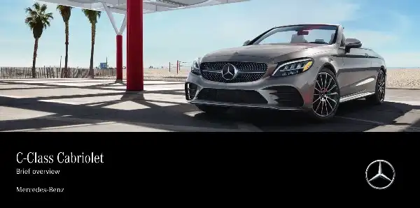 Mercedes-бенз C-Class Cabriolet 2020 MY. Quick Start Guide
