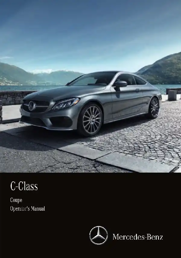 Mercedes-бенз C-Class Coupe 2017 MY. Owner&#39;s Manual