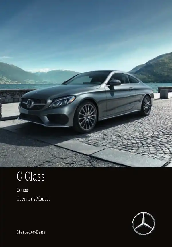 Mercedes-Benz C-Class Coupe 2018 року. Owner&#39;s Manual
