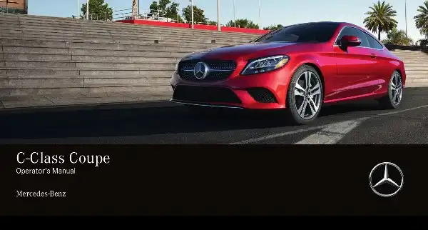 Mercedes-Benz C-Class Coupe 2019 MY. Owner&#39;s Manual