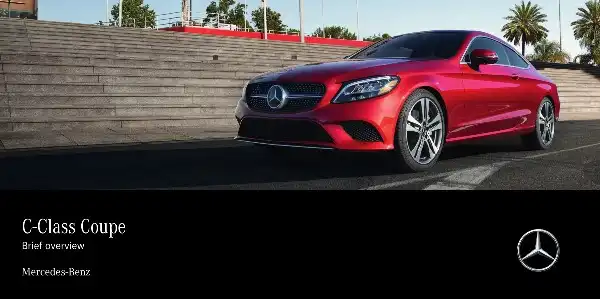 Mercedes-Benz C-Class Coupe 2019 MY. Quick Start Guide