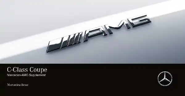 Mercedes-бенз C-Class Coupe AMG 2020 MY. Owner&#39;s Manual