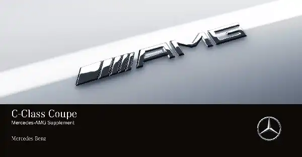 Mercedes-бенз C-Class Coupe AMG 2021 MY. Owner&#39;s Manual