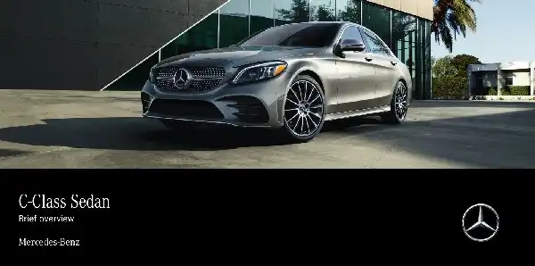 Mercedes-Benz C-Class Sedan 2019 MY. Quick Start Guide