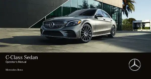 Mercedes-Benz C-Class Sedan 2021 MY. Owner&#39;s Manual