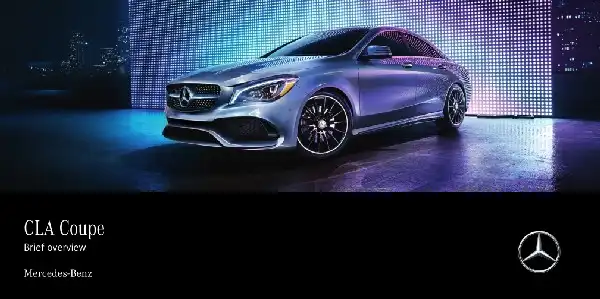 Mercedes-Benz CLA Coupe 2019 MY. Quick Start Guide