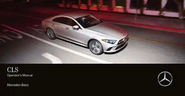 Mercedes-бенз CLS Coupe 2020 MY. Owner&#39;s Manual