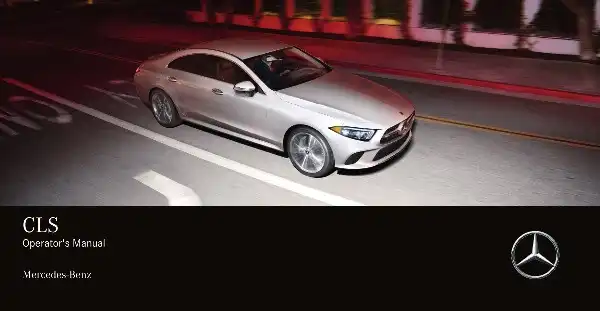 Mercedes-бенз CLS Coupe 2021 MY. Owner&#39;s Manual