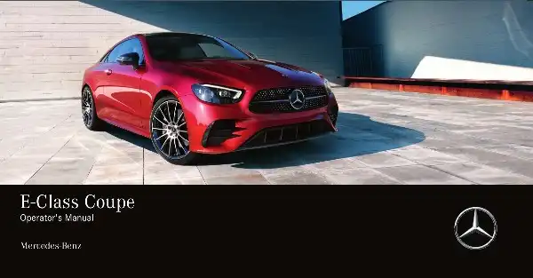 Mercedes-бенз E-Class Coupe 2021 MY. Owner&#39;s Manual