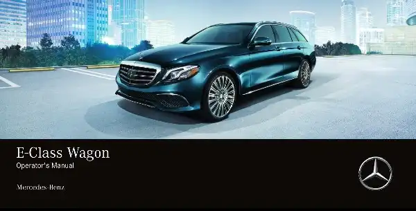 Mercedes-бенз E-Class Wagon 2019 MY. Owner&#39;s Manual