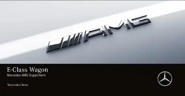 Mercedes-бенз E-Class Wagon AMG 2020 MY. Owner&#39;s Manual