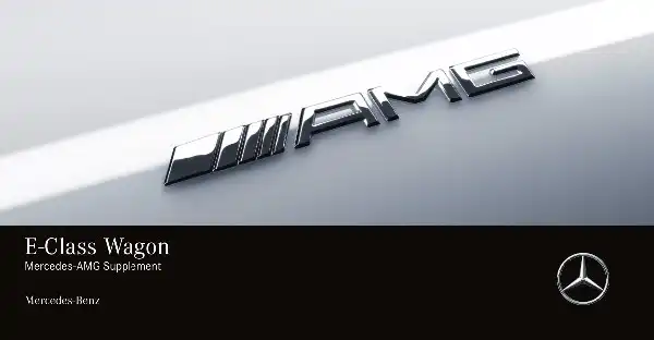 Mercedes-бенз E-Class Wagon AMG 2021 MY. Owner&#39;s Manual