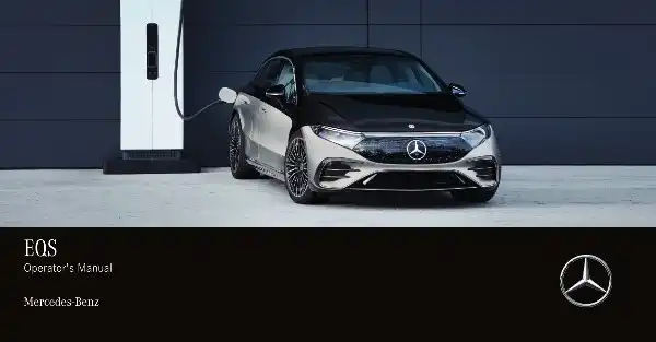Mercedes-Benz EQS Sedan 2022 MY. Owner&#39;s Manual