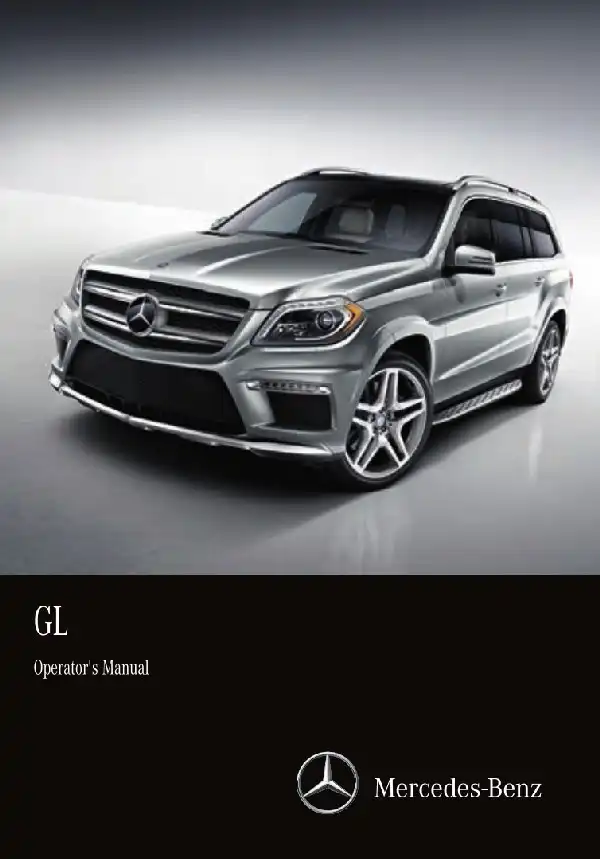Mercedes-бенз GL 2016 MY. Owner&#39;s Manual