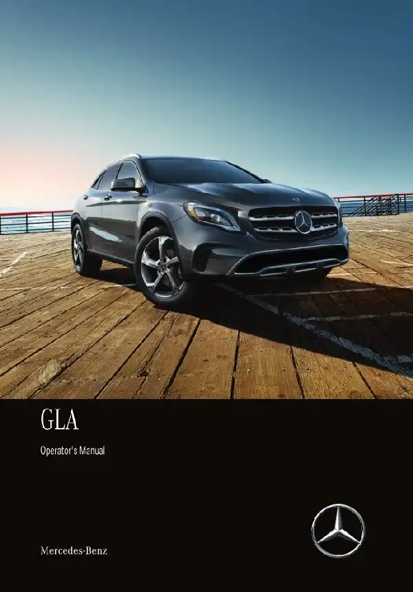 Mercedes-бенз GLA SUV 2020 MY. Owner&#39;s Manual