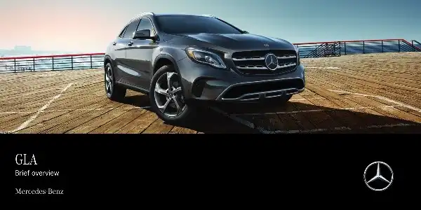 Mercedes-бенз GLA SUV 2020 MY. Quick Start Guide