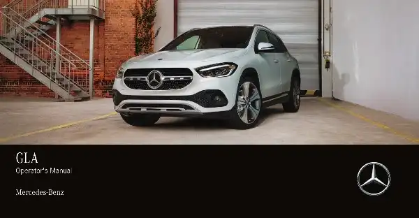 Mercedes-бенз GLA SUV 2022 MY. Owner's Manual