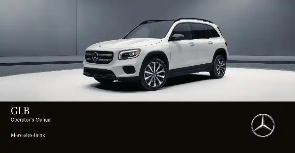 Mercedes-бенз GLB SUV 2020 MY. Owner&#39;s Manual