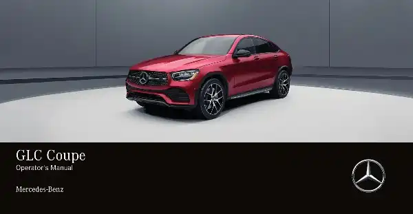 Mercedes-бенз GLC Coupe 2022 MY. Owner&#39;s Manual