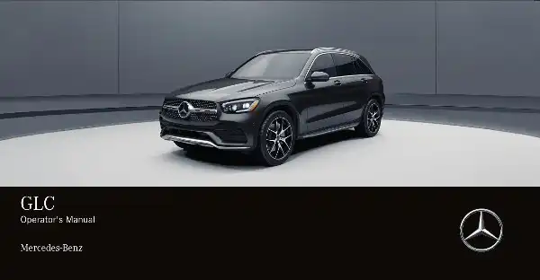 Mercedes-бенз GLC SUV 2022 MY. Owner&#39;s Manual