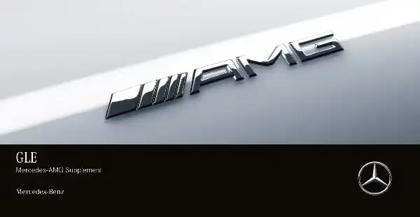 Mercedes-бенз GLE AMG 2022 MY. Owner&#39;s Manual