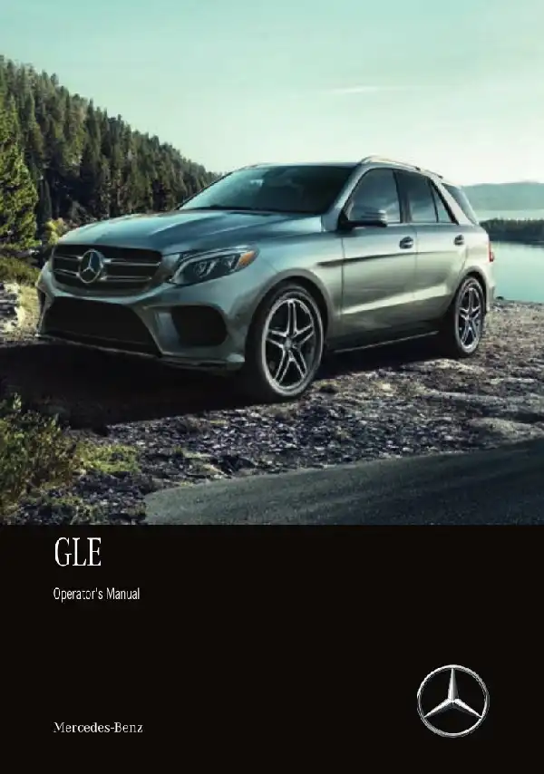 Mercedes-бенз GLE Coupe 2018 MY. Owner&#39;s Manual