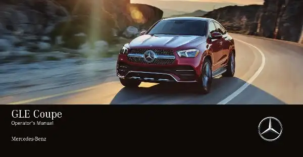 Mercedes-бенз GLE Coupe 2021 MY. Owner&#39;s Manual