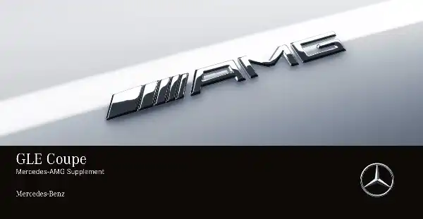 Mercedes-бенз GLE Coupe AMG 2021 MY. Owner&#39;s Manual