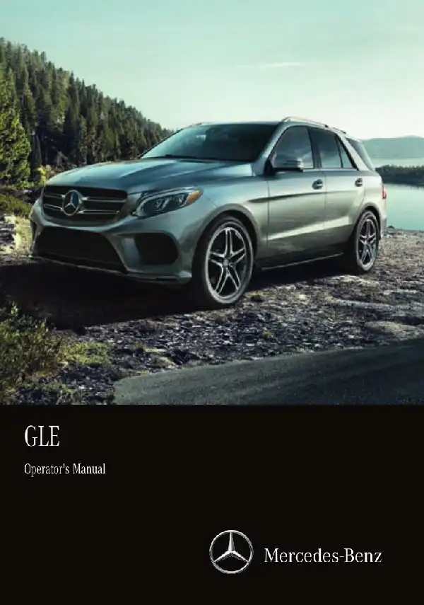 Mercedes-бенз GLE SUV 2017 MY. Owner&#39;s Manual