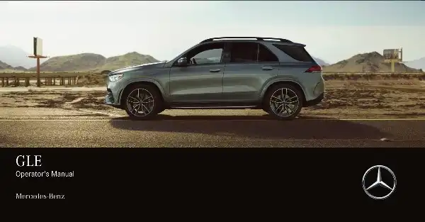 Mercedes-бенз GLE SUV 2021 MY. Owner&#39;s Manual