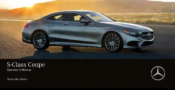Mercedes-Benz S-Class Coupe 2019 MY. Owner&#39;s Manual