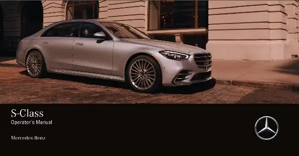 Mercedes-Benz S-Class Sedan 2022 MY. Owner&#39;s Manual