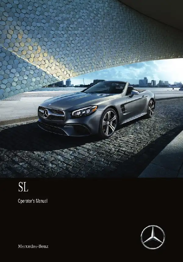 Mercedes-Benz SL Roadster 2019 MY. Owner&#39;s Manual